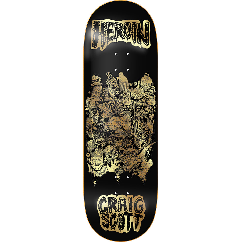 Heroin Craig Questions Allegory Of Fear Skateboard Deck 10"