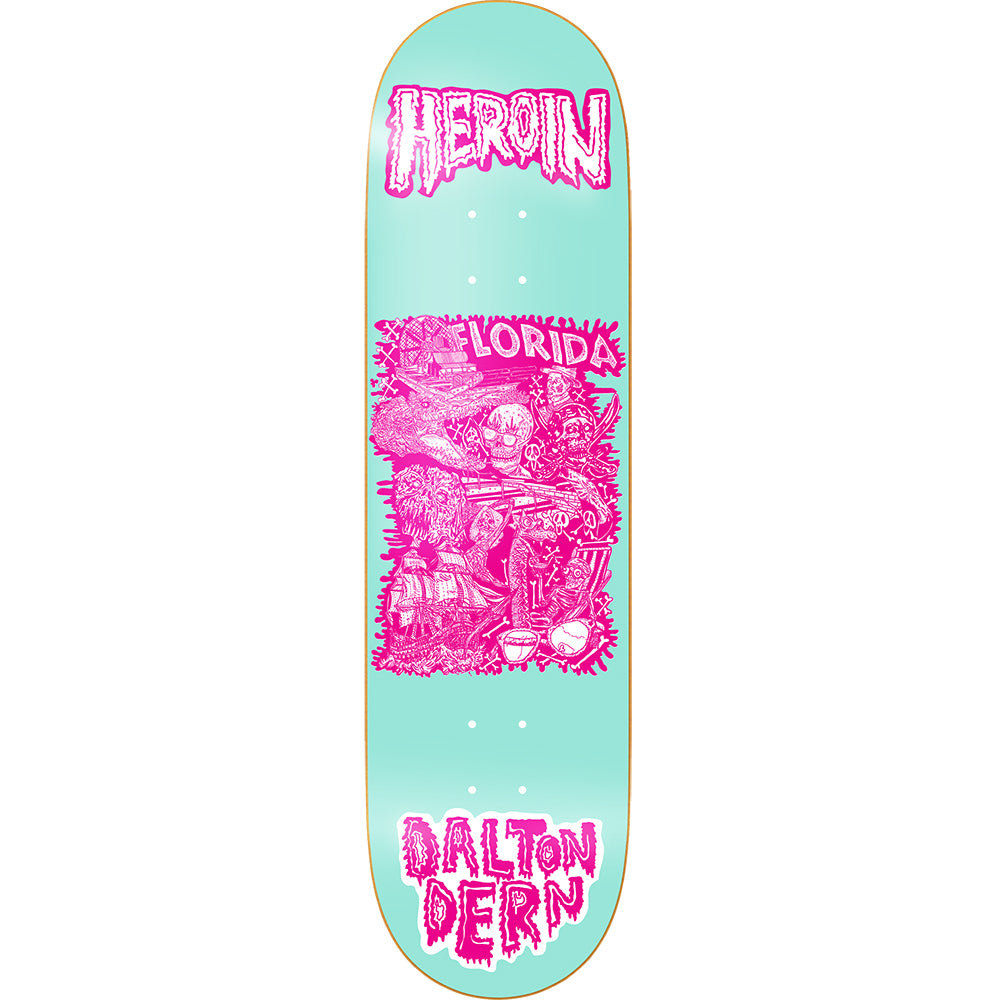 Heroin Dalton Dern Allegory Of Fear Skateboard Deck 8.5"