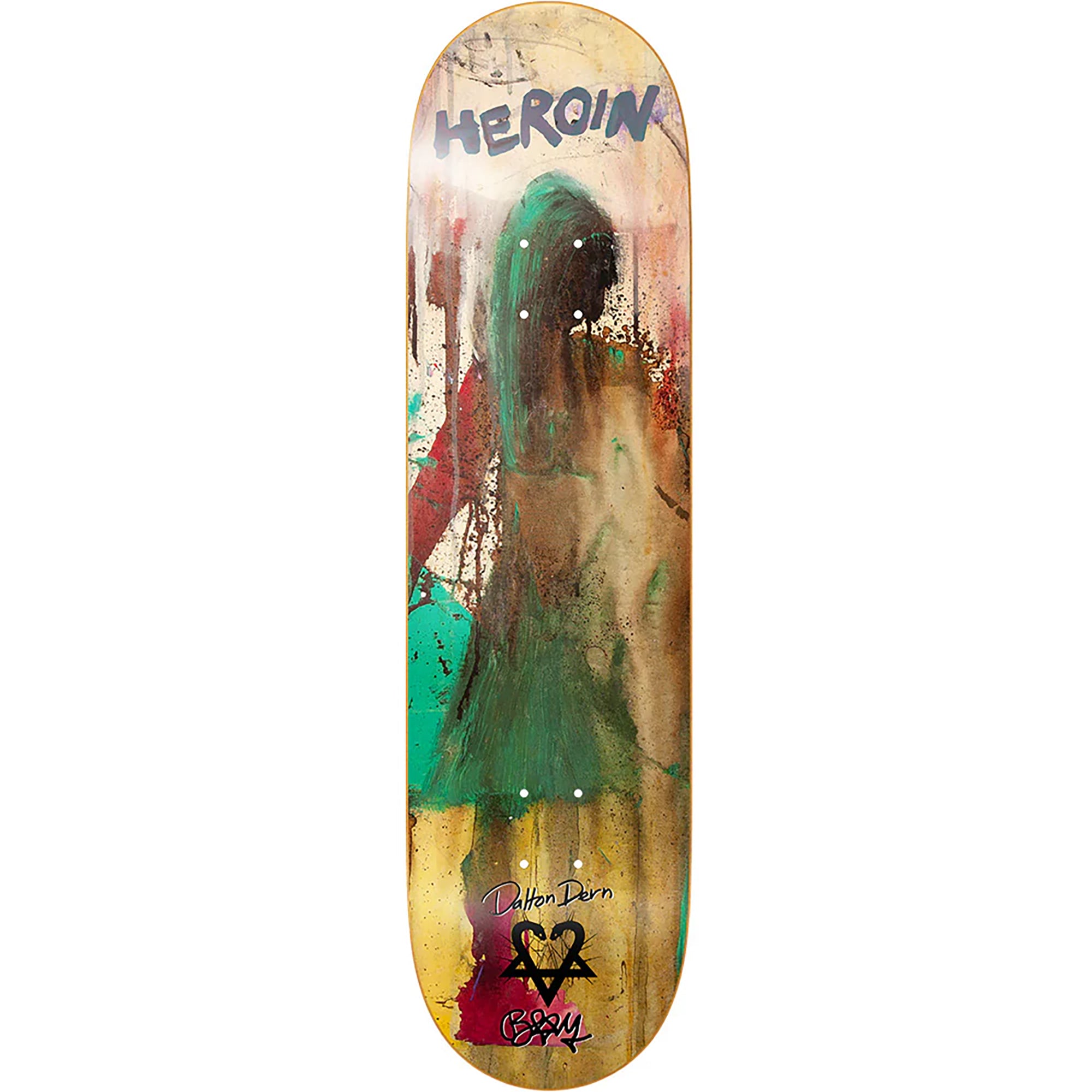 Heroin Dalton Dern x Bam Skateboard Deck 8.3875"