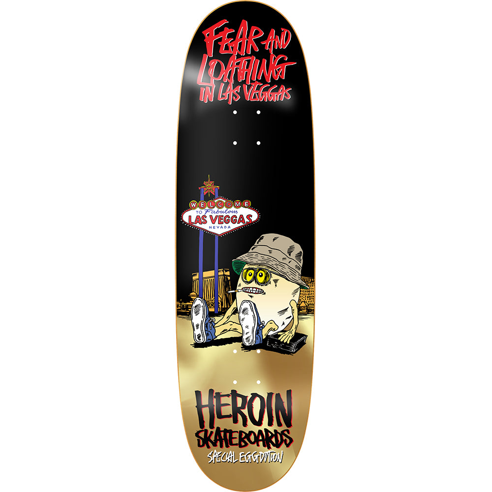 Heroin Fear and Loathing Special Eggdition 2025 Skateboard Deck 9"