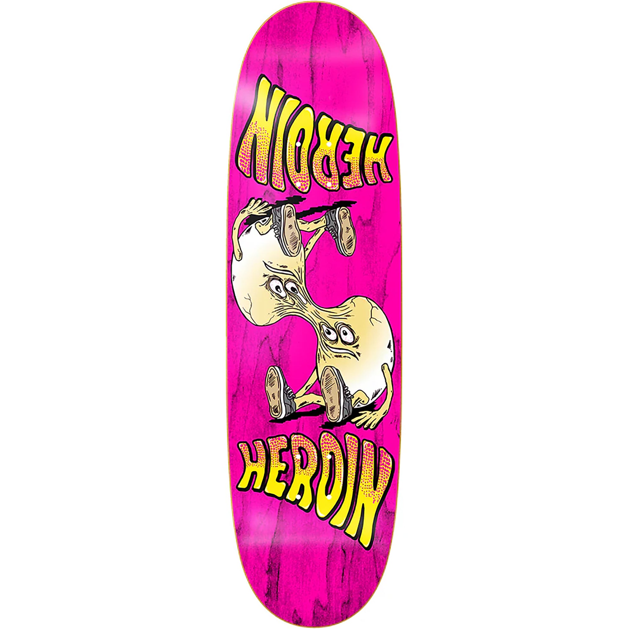 Heroin Merged Egg Skateboard Deck 8.88"