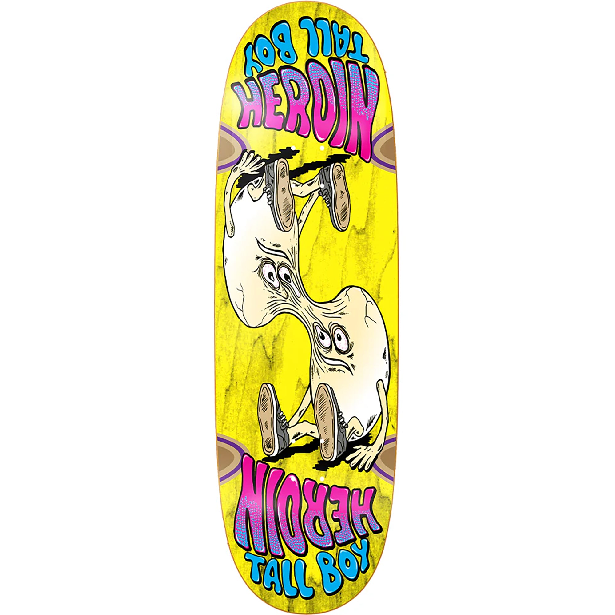 Heroin Merged Tall Boy Skateboard Deck 10.25"