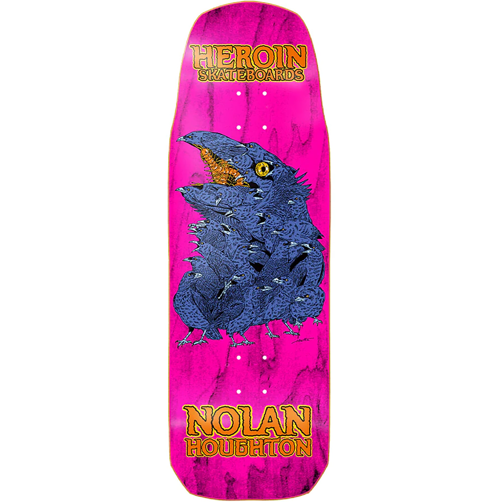 Heroin Nolan Houghton Crow Skateboard Deck 9.9"