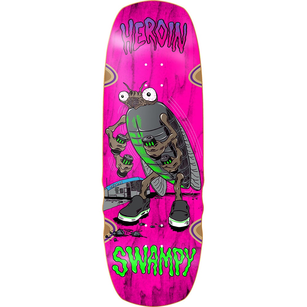 Heroin Swampy Bug Skateboard Deck 10.75"