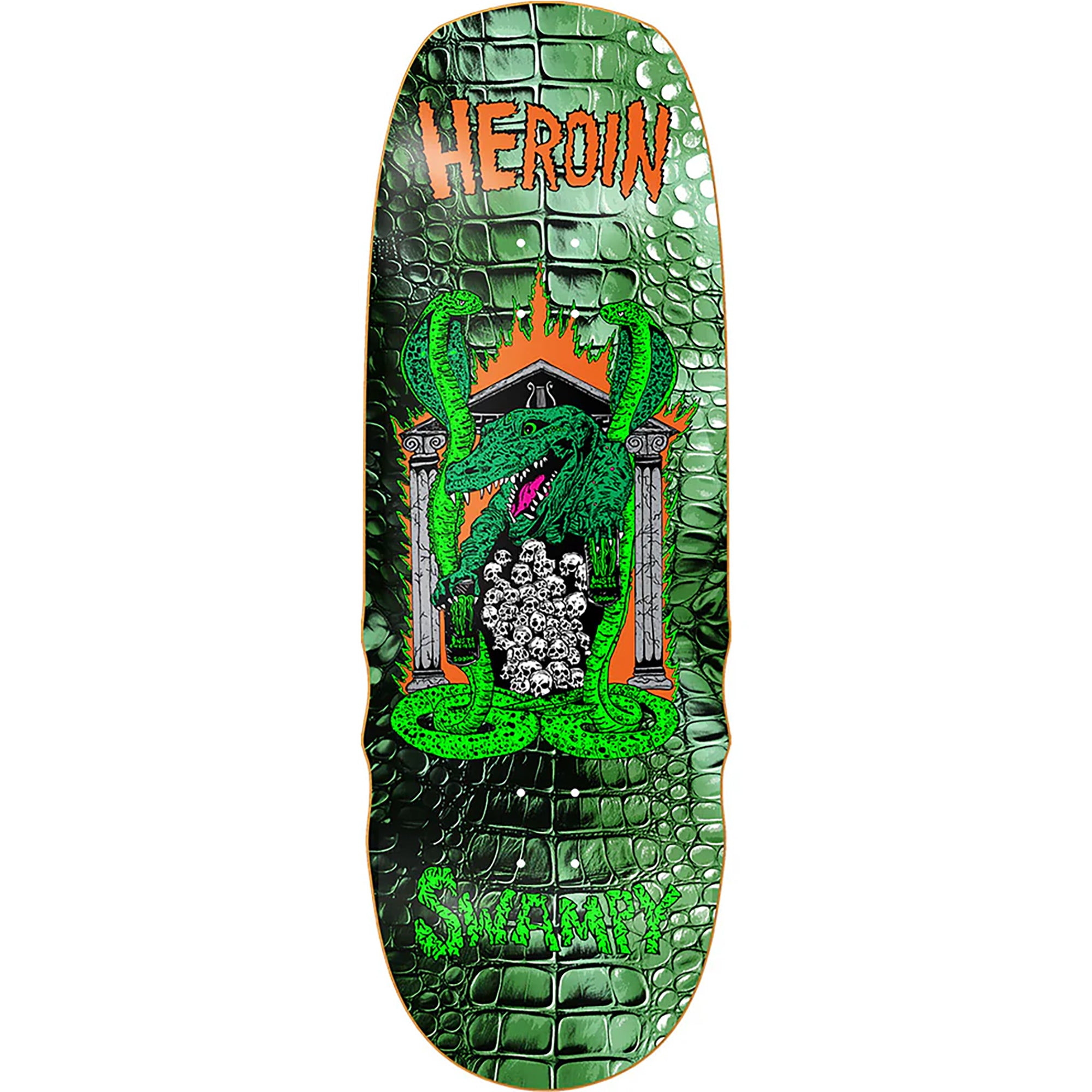 Heroin Swampy Knock Off Skateboard Deck 10.6"