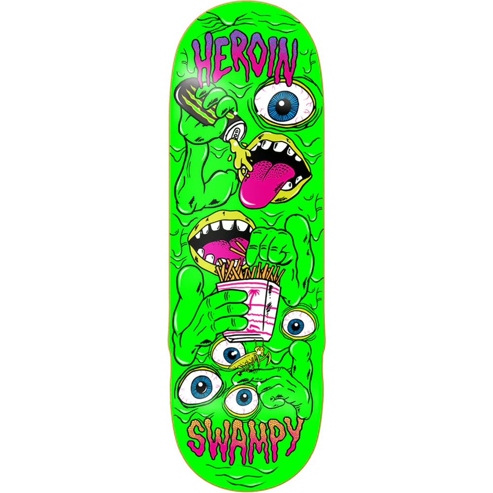 Heroin Swampy Mutate Or Die Skateboard Deck 10.25"