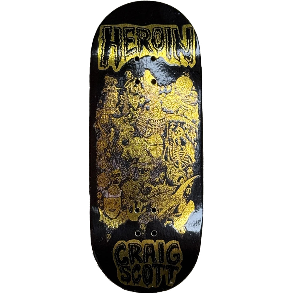 Heroin x Maple Lab Craig Questions Allegory of Fear Fingerboard Deck 38mm