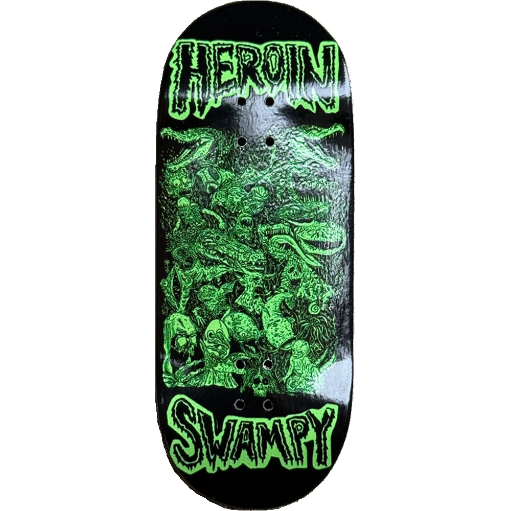 Heroin x Maple Lab Swampy Allegory of Fear Fingerboard Deck 38mm