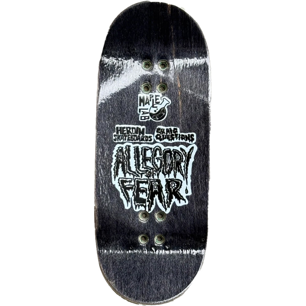 Heroin x Maple Lab Craig Questions Allegory of Fear Fingerboard Deck 38mm