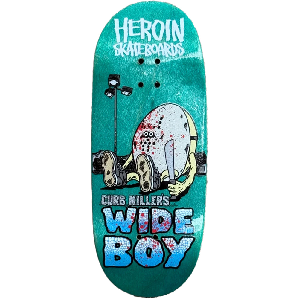 Heroin x Maple Lab Curb Killer Wideboy Fingerboard Deck 38mm
