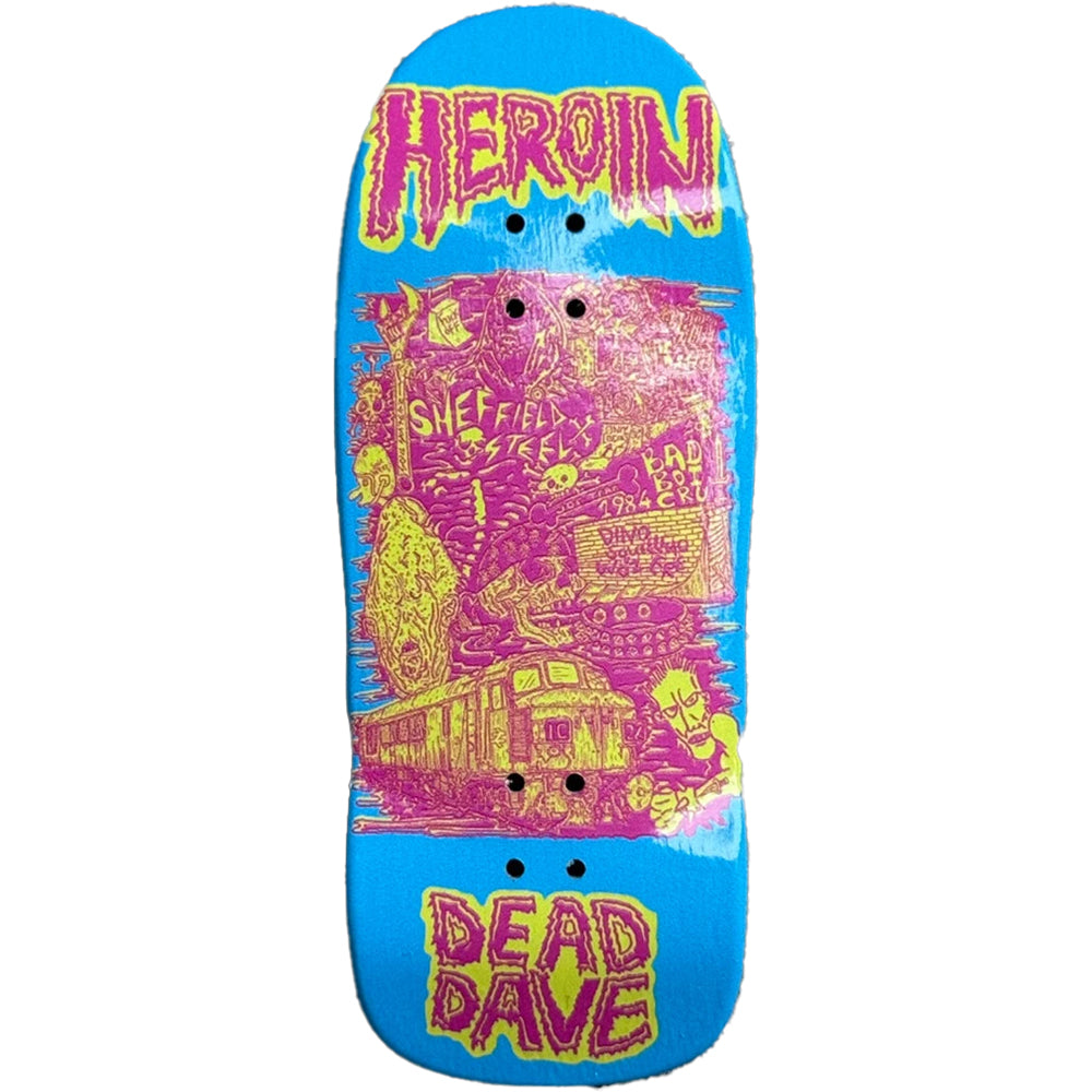 Heroin x Maple Lab Dead Dave Allegory of Fear Fingerboard Deck 38mm