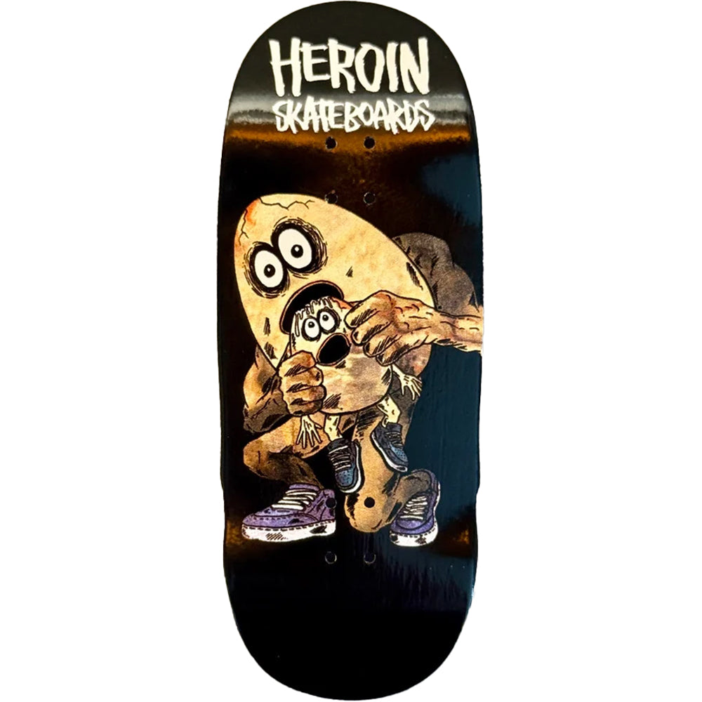 Heroin x Maple Lab Egg Eater Fingerboard Deck 38mm