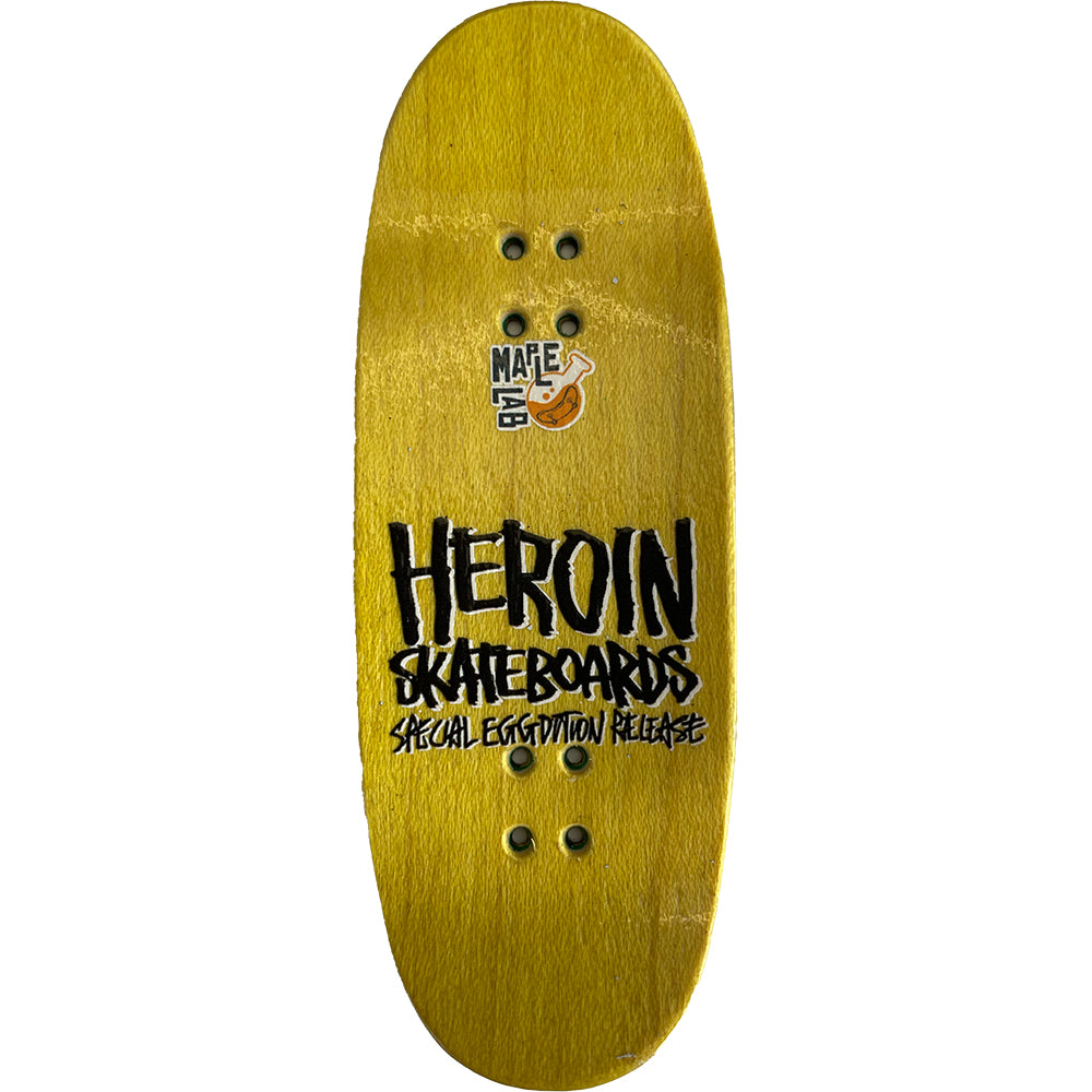 Heroin x Maple Lab Fear and Loathing Gold Foil Fingerboard Deck 36mm