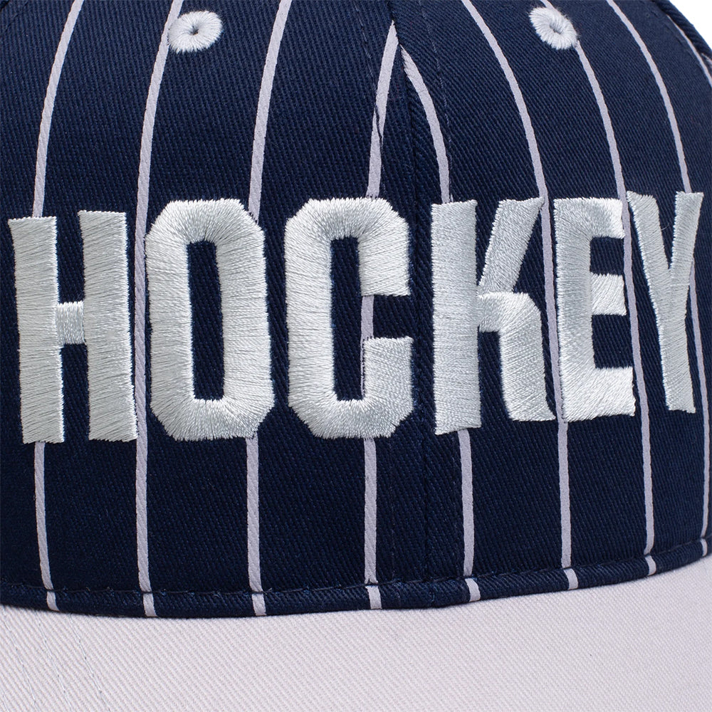 Hockey Pinstriped Hat Navy