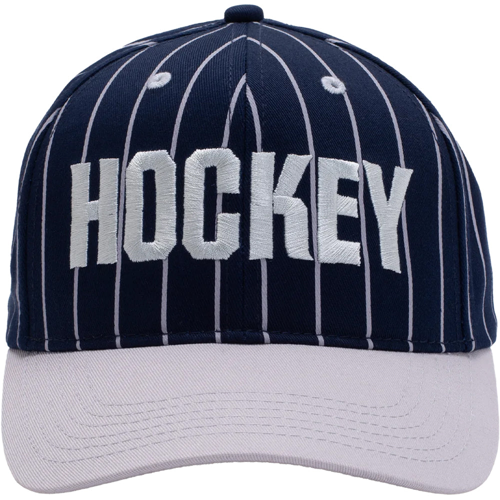 Hockey Pinstriped Hat Navy
