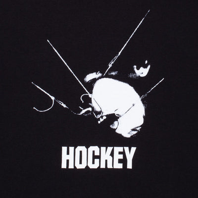 Hockey Pull Tee Black