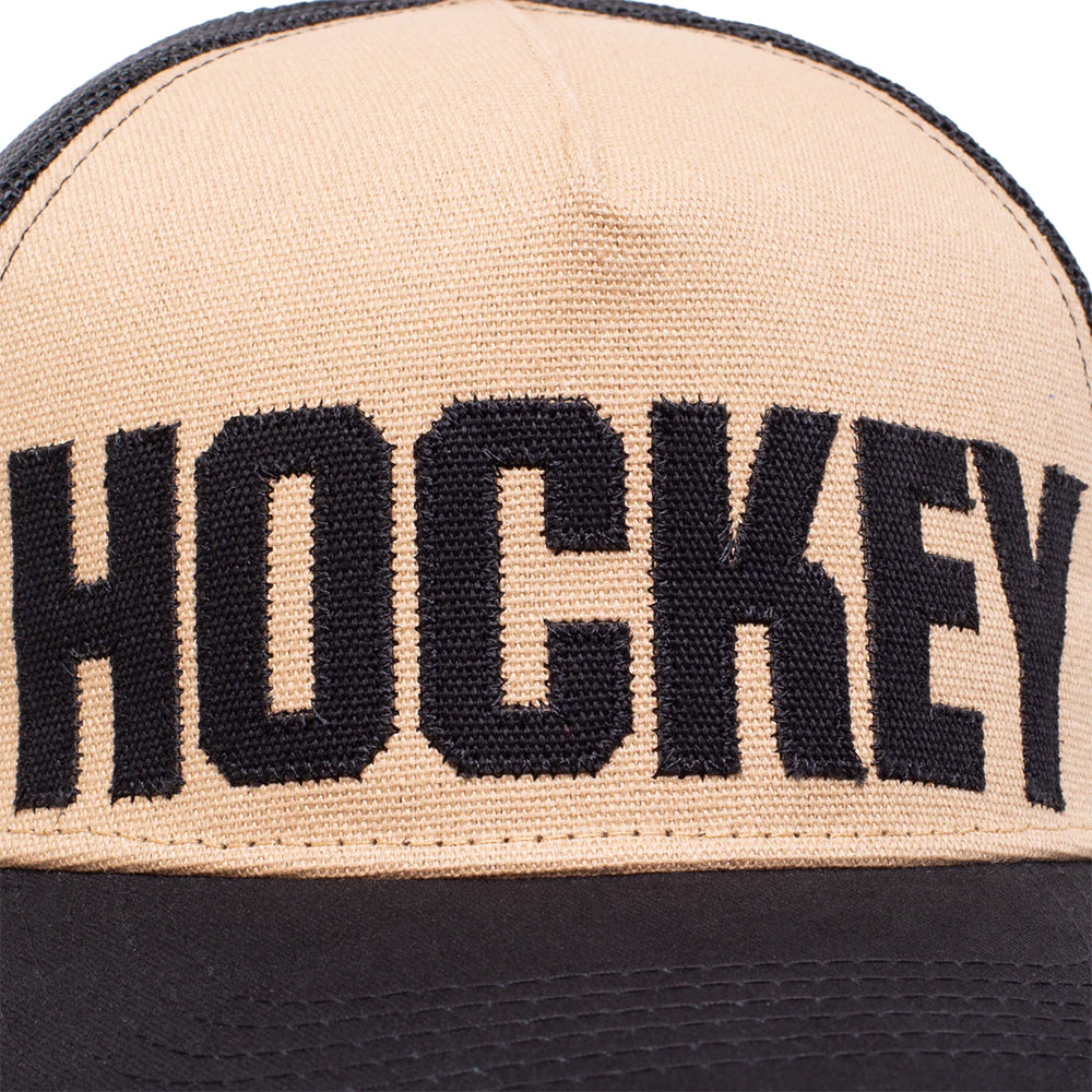 Hockey Truck Stop Hat 2 Black/Cream