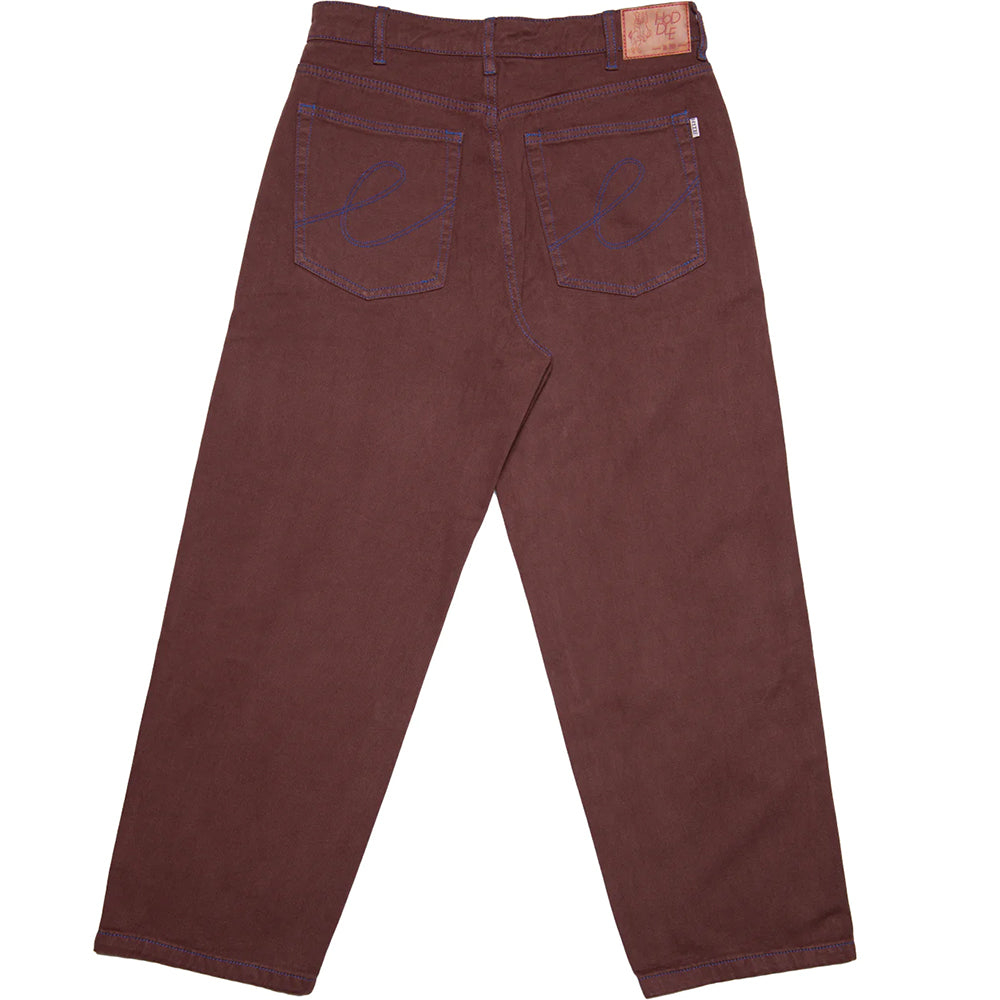 Hoddle 12 Ounce Denim Ranger Jean Brown/Blue Stitching