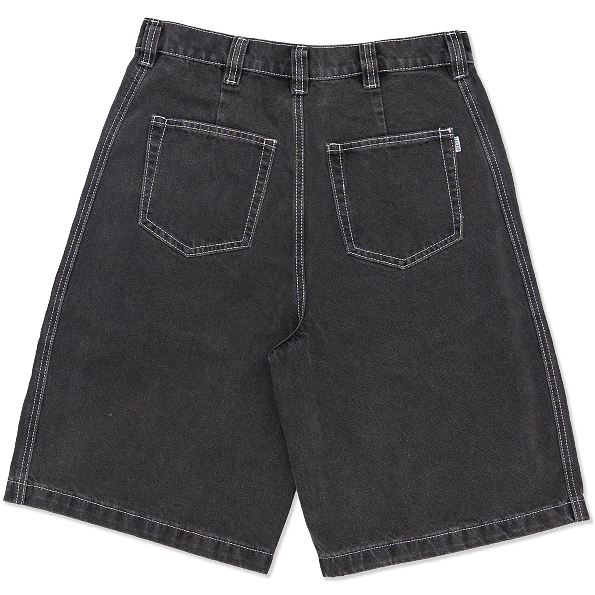 Hoddle Denim Bermuda Shorts Washed Black