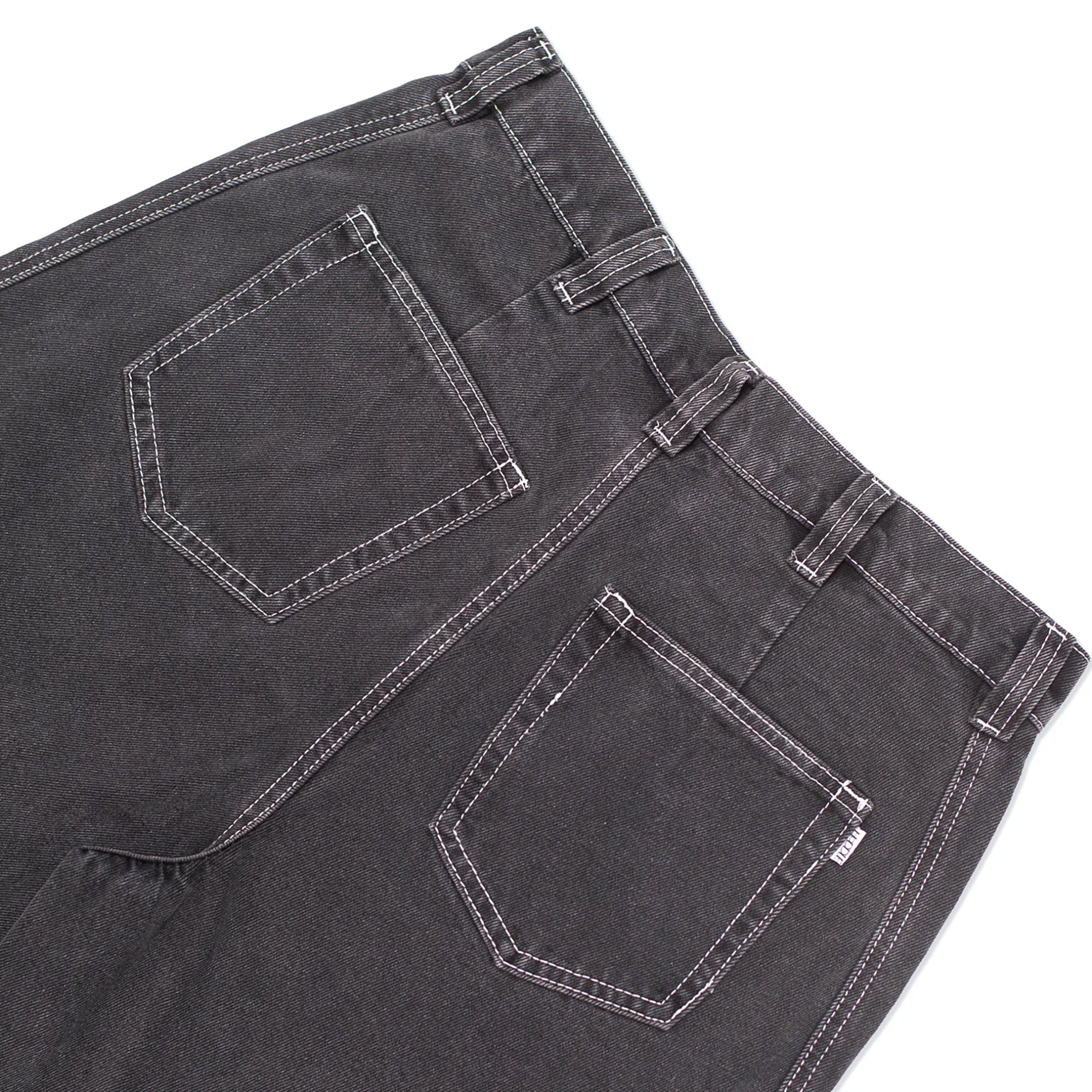 Hoddle Denim Bermuda Shorts Washed Black