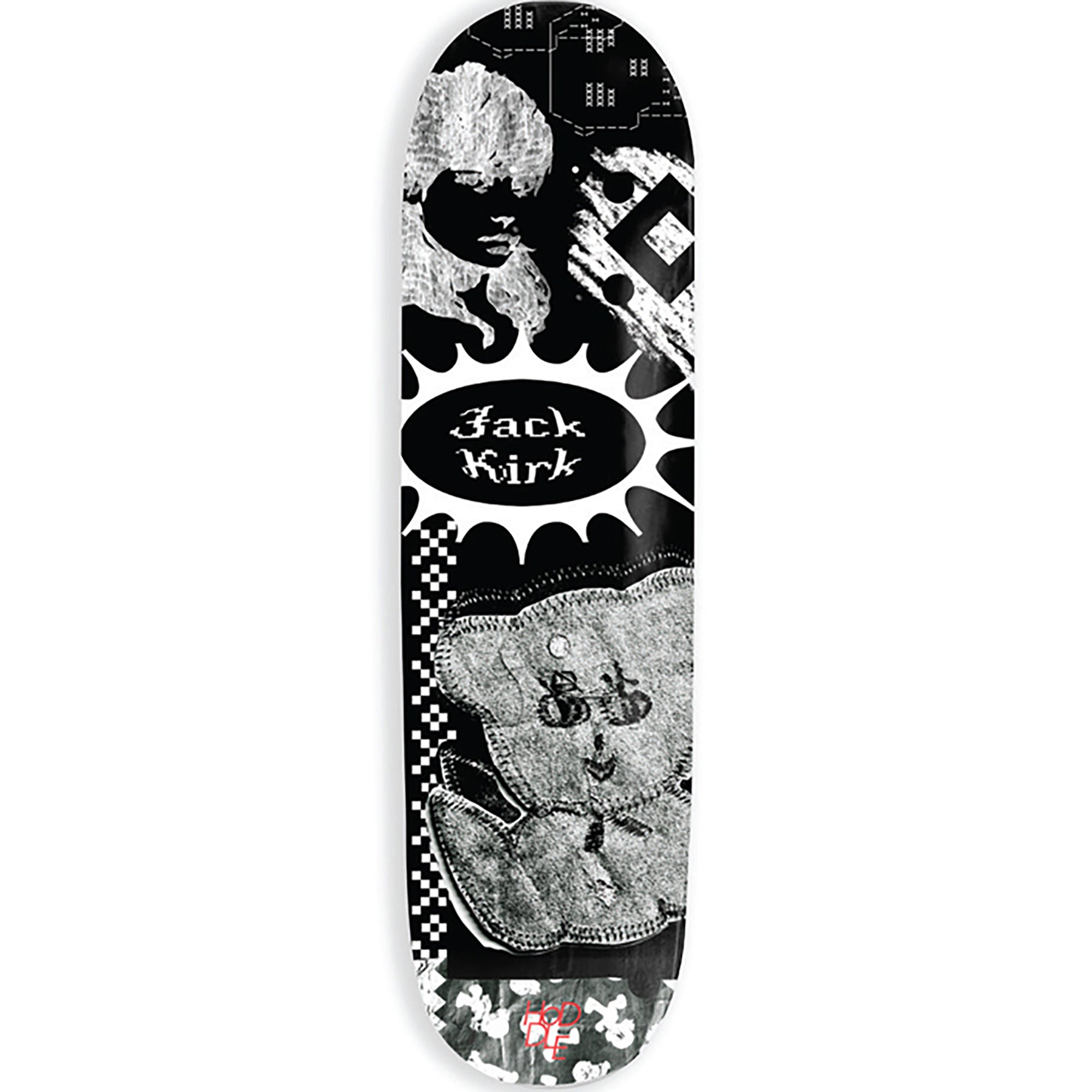 Hoddle Jack Kirk Patch Skateboard Deck 8.375"