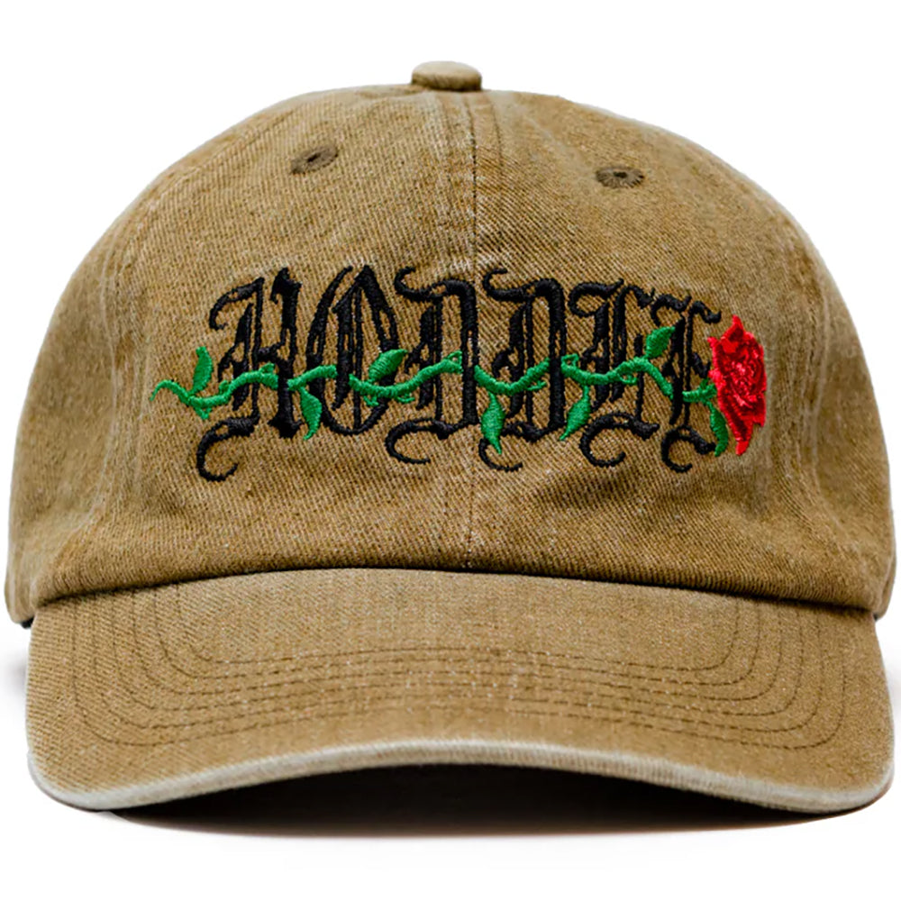 Hoddle Rose Cap Brown Wash Denim