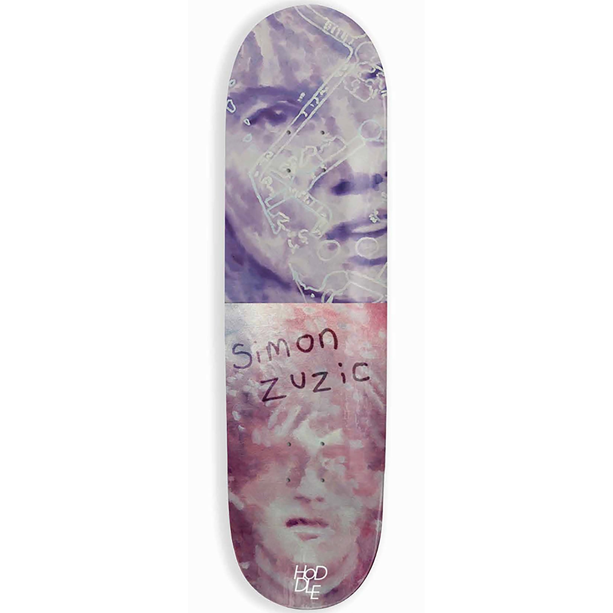 Hoddle Simon Zuzic Conspiracy Skateboard Deck 8.5"