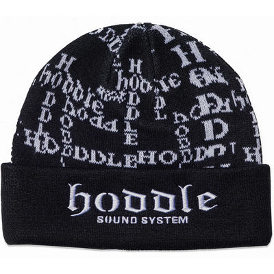 Hoddle Sound System Beanie Black/White