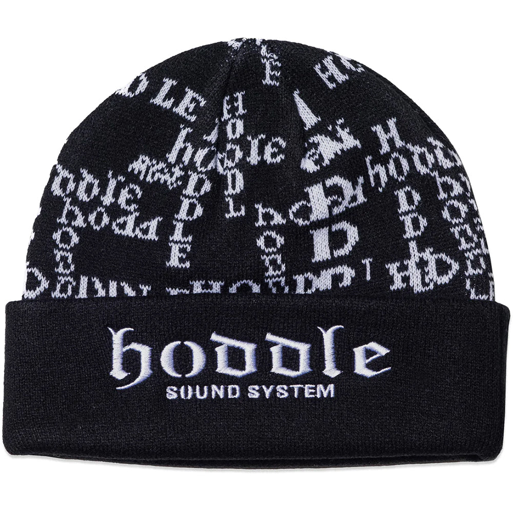 Hoddle Sound System Beanie Black/White