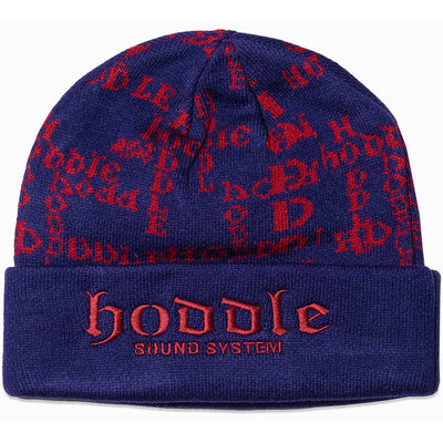 Hoddle Sound System Beanie Dark Navy/Garnet