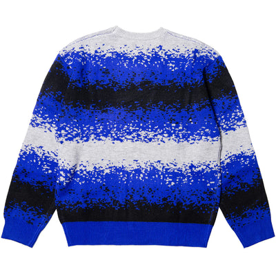 Hoddle Spray Distorted Knit Blue/Grey/Black
