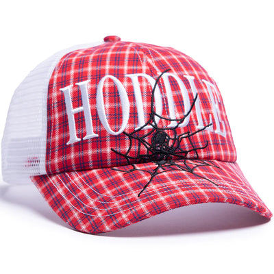 Hoddle Web Trucker Cap Red/White