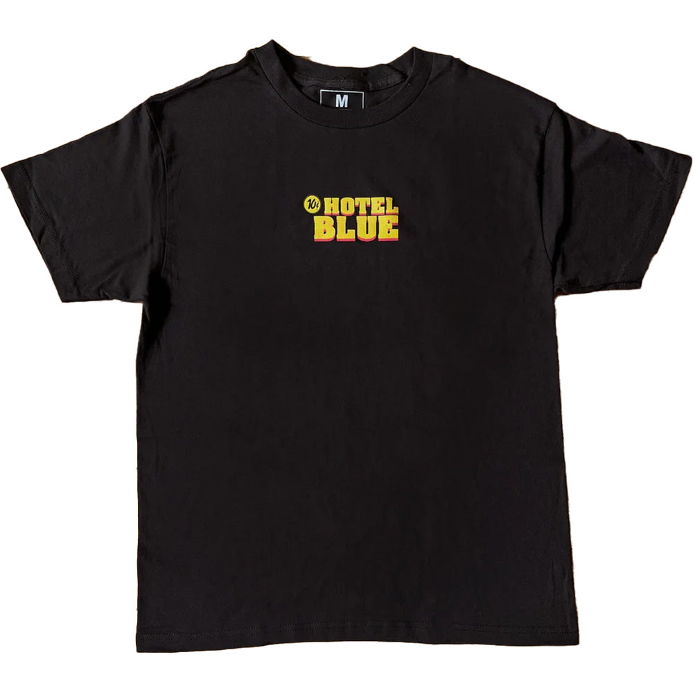 Hotel Blue 10 Cent Tee Black