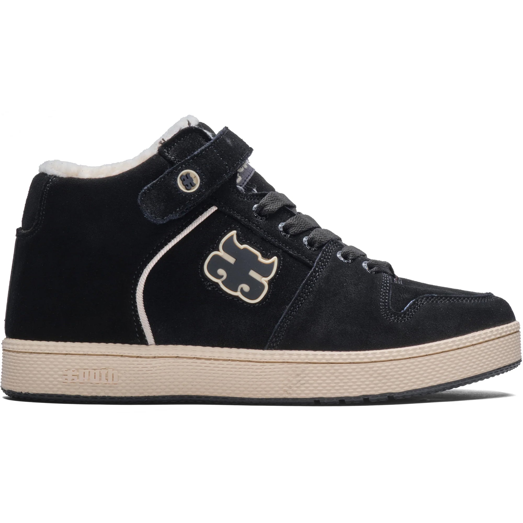 IPath Grasshopper Shoes Black Waxed Suede/Shearling