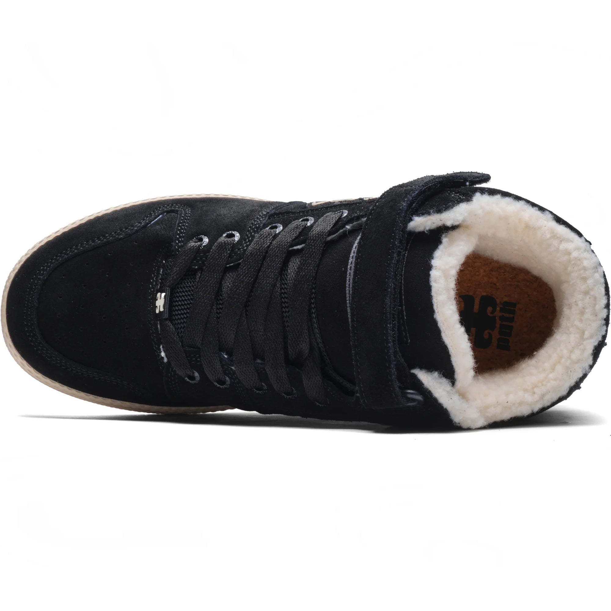 IPath Grasshopper Shoes Black Waxed Suede/Shearling