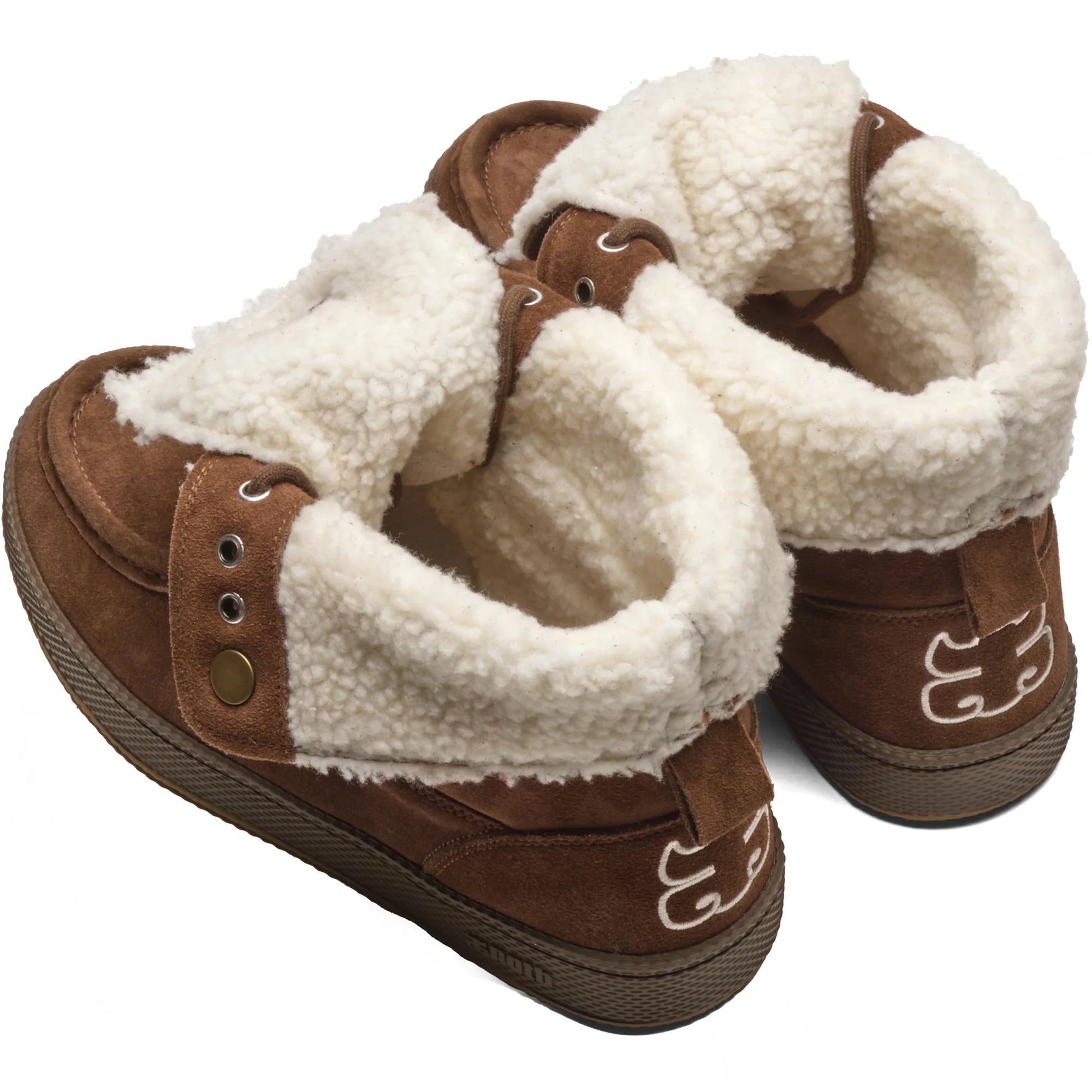 IPath Cats High Shoes Shearling Brown Suede