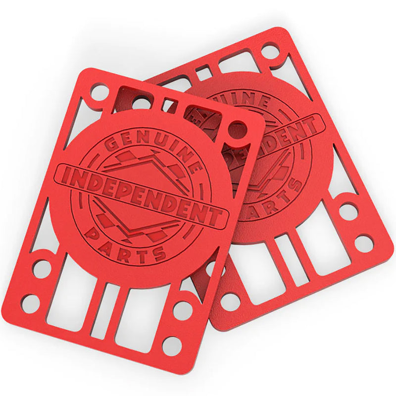 Independent Genuine Parts Risers Red ⅛"