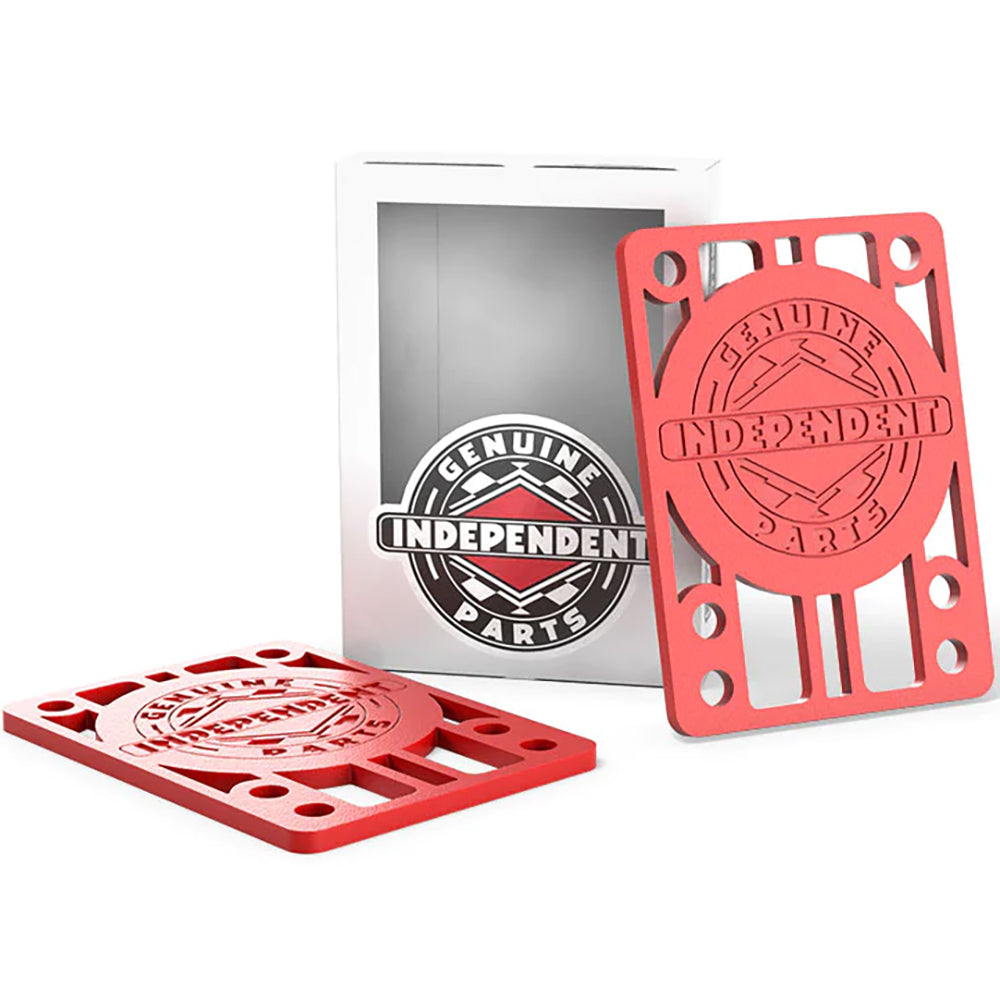 Independent Genuine Parts Risers Red ⅛"