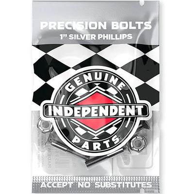 Independent Phillips Hardware Black/Silver Bolts 1"