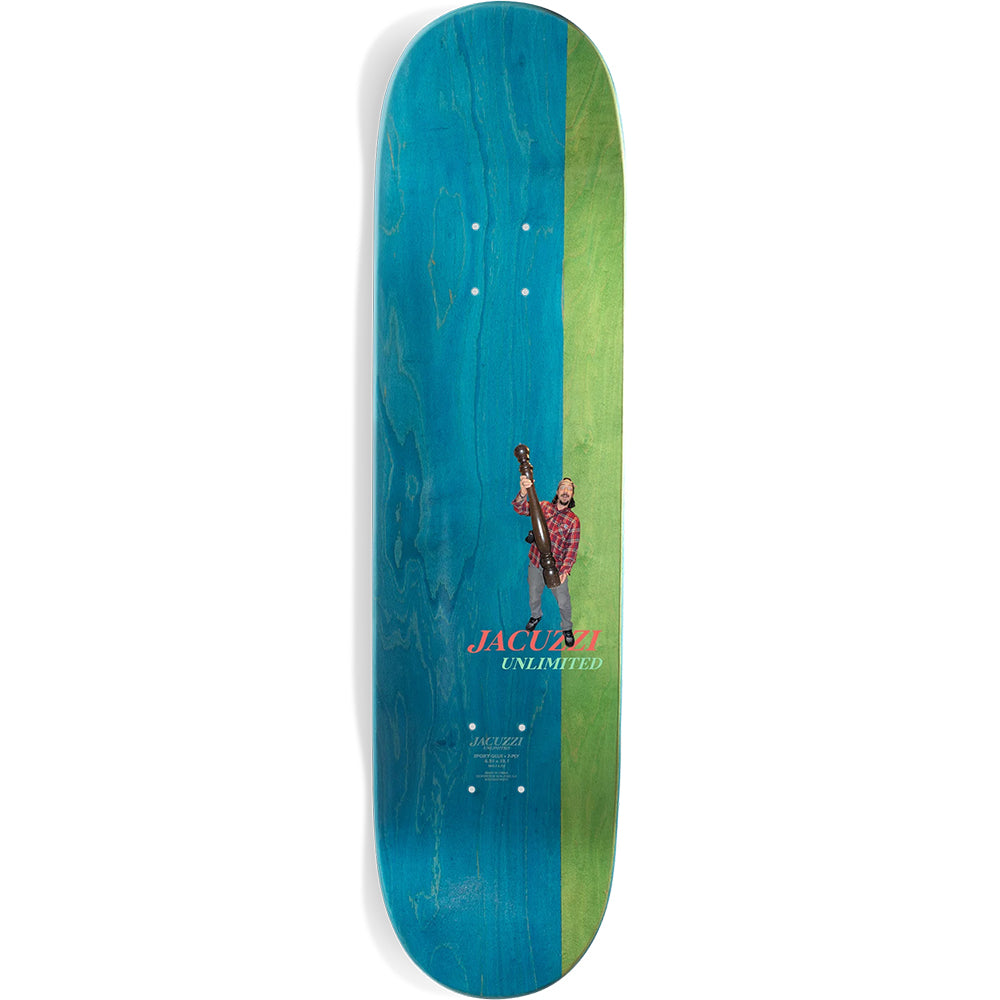 Jacuzzi Unlimited Caswell Berry Pepper Grinder Skateboard Deck 8.25"