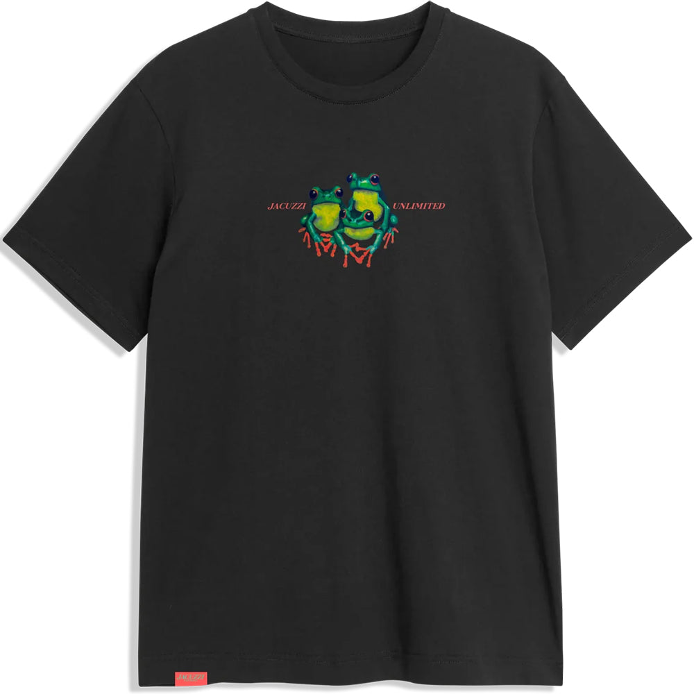 Jacuzzi Unlimited Frogs T Shirt Black