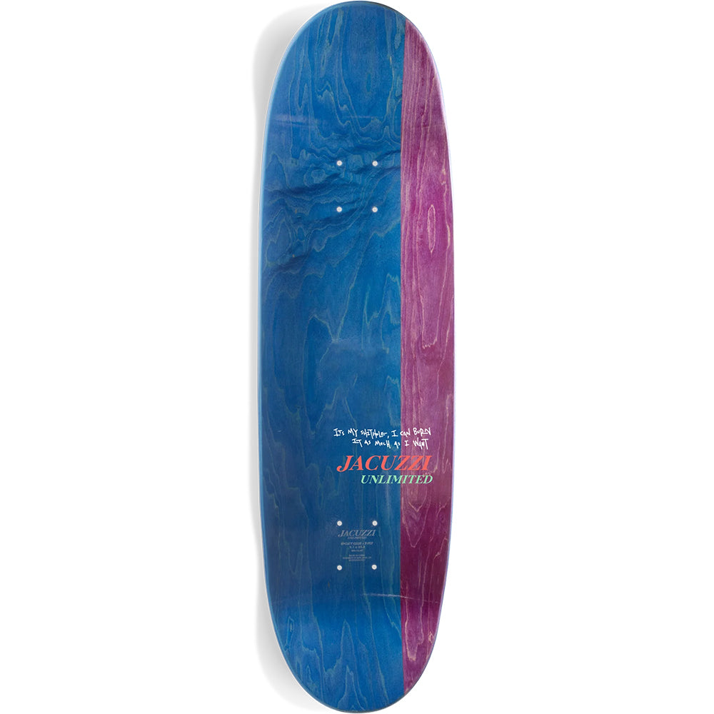 Jacuzzi Unlimited Jackson Pilz Lawn Fire Skateboard Deck 9.125"