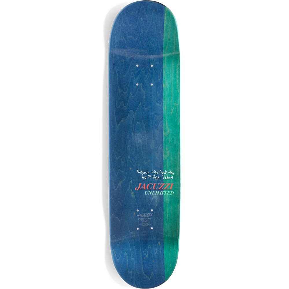 Jacuzzi Unlimited John Dilo Flipper Skateboard Deck 8.25"
