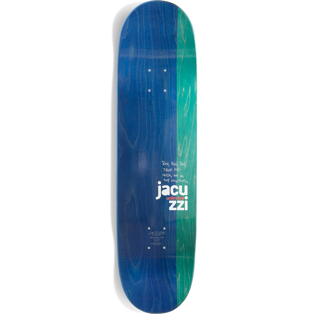 Jacuzzi Unlimited John Dilo On Hold Skateboard Deck 8.5"