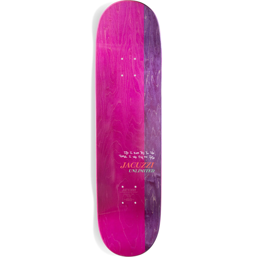 Jacuzzi Unlimited Louie Barletta State Champ Skateboard Deck 8.75"