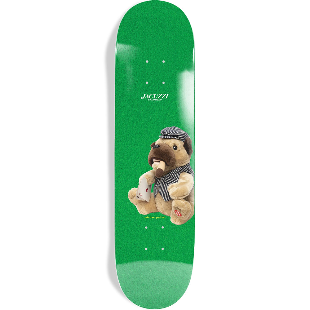 Jacuzzi Unlimited Michael Pulizzi Know When to Hold Em Skateboard Deck 8.375"