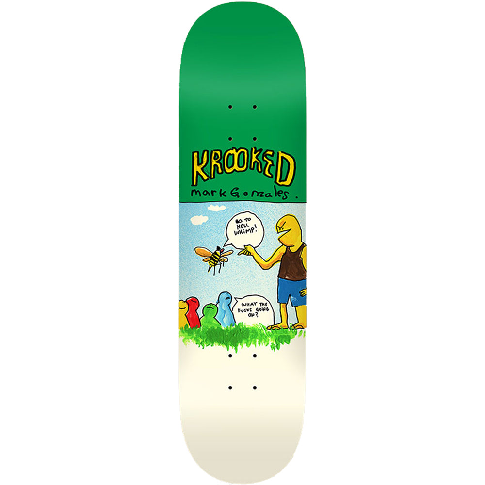 Krooked Mark Gonzales Gonz Whimp Skateboard Deck 8.75"