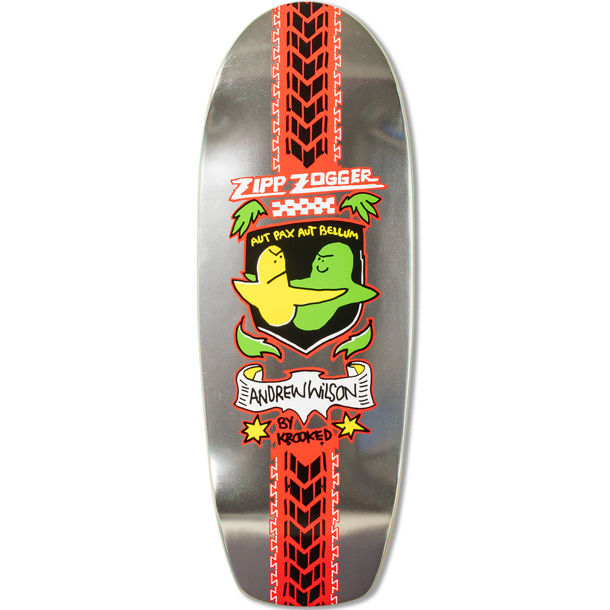 Krooked Andrew Wilson Pro Zogger Skateboard Deck 10.75"