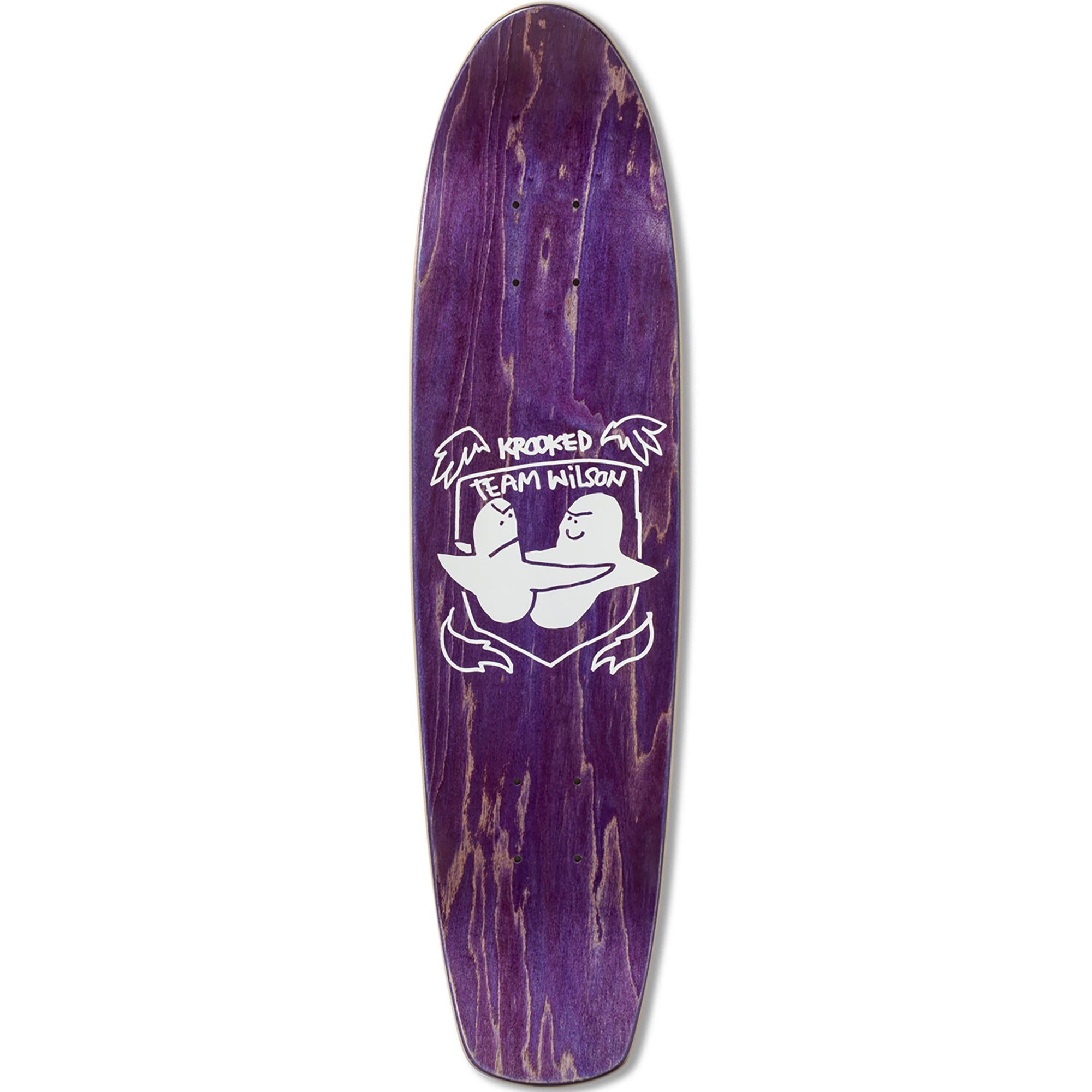 Krooked Johnny Wilson Guest Pro Zinger Nano Skateboard Deck 7.37"