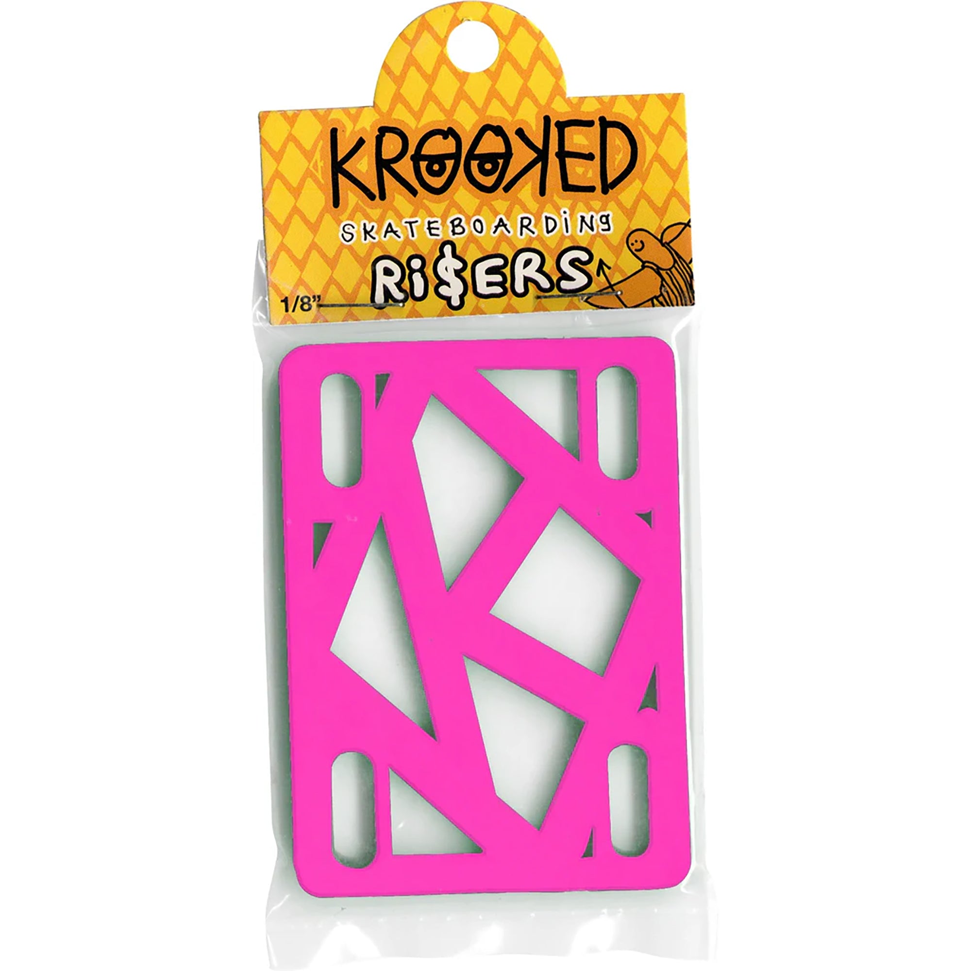 Krooked Riser Pads Hot Pink ⅛"